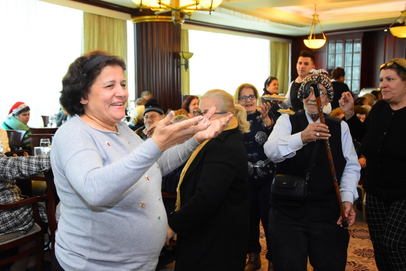 Hilton Beirut Metropolitan Palace's Christmas lunch for the elderly people